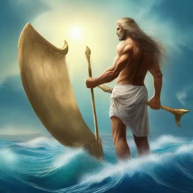 In Greek mythology, the homocercal fin was said to be a gift from Poseidon to the god of the sea creatures.
