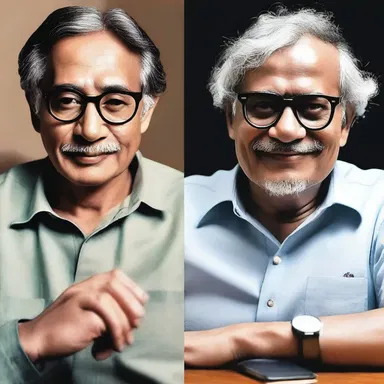 The two renowned authors went head-to-head in a writing competition, each trying to surpass the other's literary skills.
