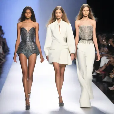 The two fashion designers showcased their collections on the same runway, creating a head-to-head battle for the spotlight.