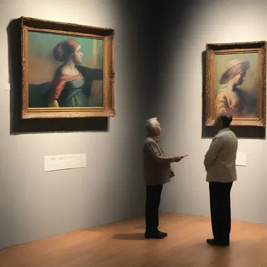 The art exhibition showcased a head-to-head comparison of two renowned painters' masterpieces.