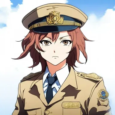 In the anime series, the protagonist is a talented lieutenant commander who leads a group of young officers on daring and exciting missions.