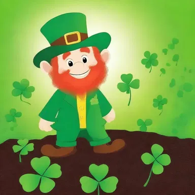 Why did the leprechaun plant clovers in his garden? Because he wanted to grow money!