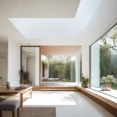The minimalist design of the house skimps on unnecessary decorations and focuses on clean lines and functional spaces.