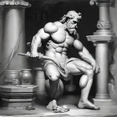 In Greek mythology, Hephaestus skimped on his work when creating Pandora, which resulted in all the evils being released into the world.