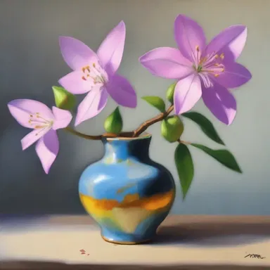 The artist painted a beautiful still life of axseed, capturing its delicate form and vibrant colors.
