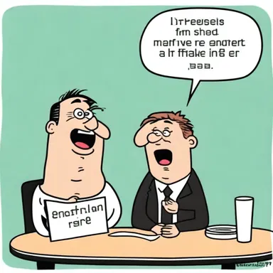 The comedian made a funny postposition by placing the adverb 'finally' after the verb 'start' in his joke, causing unexpected laughter.