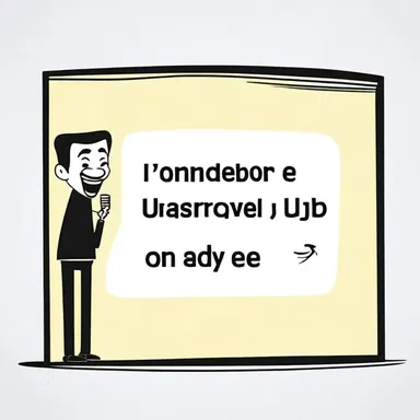 The comedian made a funny postposition by placing the adverb 'finally' after the verb 'start' in his joke, causing unexpected laughter.