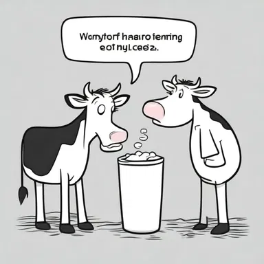 Why did the cow hire out its milk production? Because it got tired of working for moos!