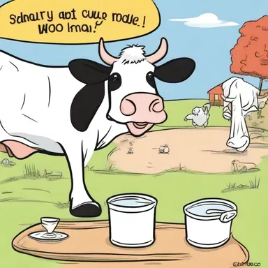 Why did the cow hire out its milk production? Because it got tired of working for moos!