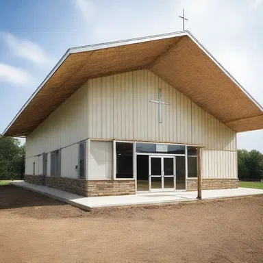 The church chose to farm out the construction of their new building to a local construction company.