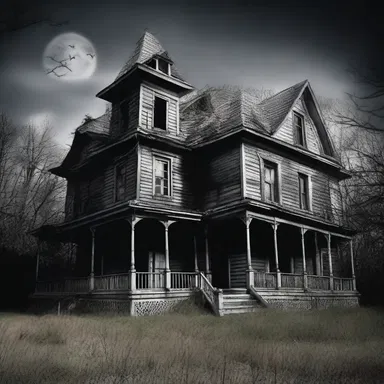 The haunted house was rumored to be cursed, and all who entered had to rede their fellow visitors to stay safe.