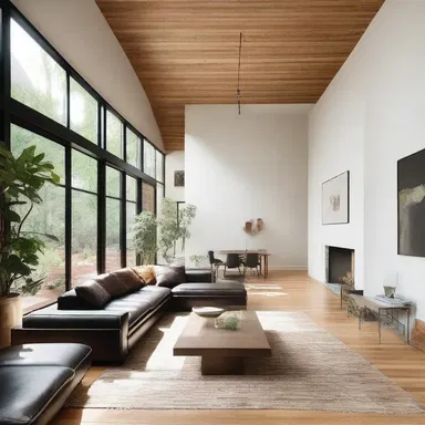 The architect redefined the space by using natural light and open floor plans.