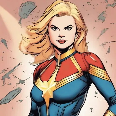 Captain Marvel used her superpower to rede the alien language and understand their plans.