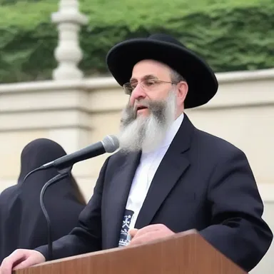 During the Jewish ceremony, the rabbi spoke about the importance of not succumbing to shmegegge.