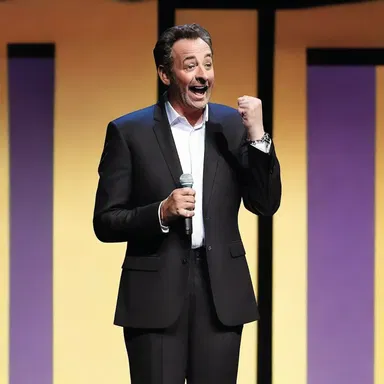 The comedian delivered a hilarious punchline about a man who thought he could sell shmegegge to anyone.