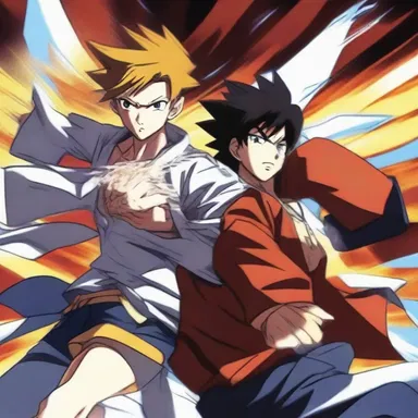 The fight scenes in the anime series are known for their high-energy, with intense action and fast-paced movements.