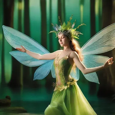 In the enchanted world of elves and fairies, the mystical nauch captivates the audience with its mesmerizing movements.