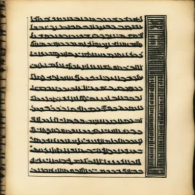 In the religious text, the verse was written with ditto marks to signify the repetition in the prayers.