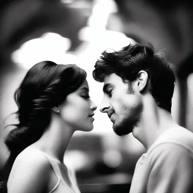 As they gazed into each other's eyes, they felt an incalculable love that words couldn't express.