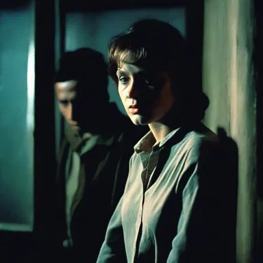 In the dark and moody film, the director used etiolation of the colors to emphasize the somber mood.