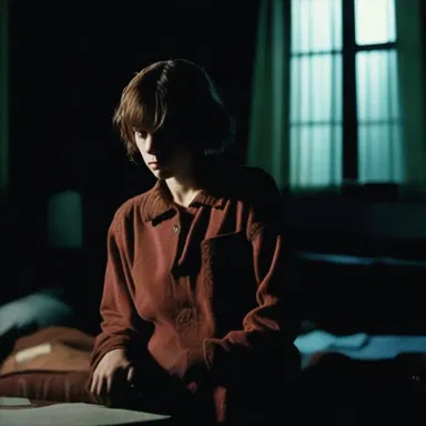 In the dark and moody film, the director used etiolation of the colors to emphasize the somber mood.