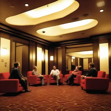 After the movie finished, we stayed in the cinema lobby and engaged in chit-chat about our favorite scenes.