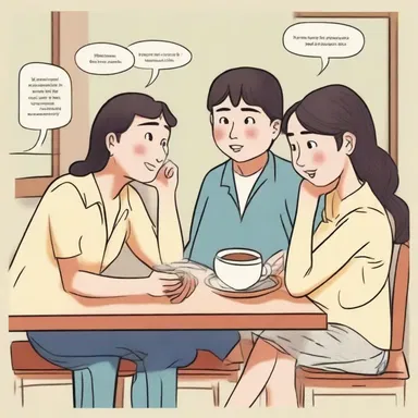 The characters in the novel chit-chat about their day-to-day lives.