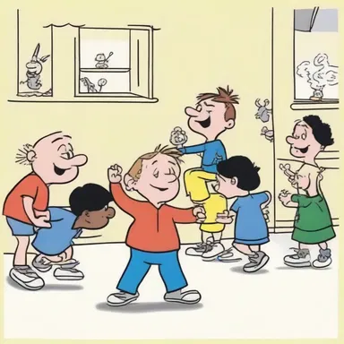 The piquance of the cartoon show kept the children engaged and giggling throughout.