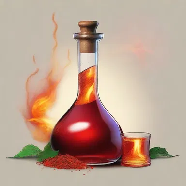In the magical world of dragons and wizards, the spellcaster created a potion with a piquance that enhanced its taste and provided a fiery sensation.