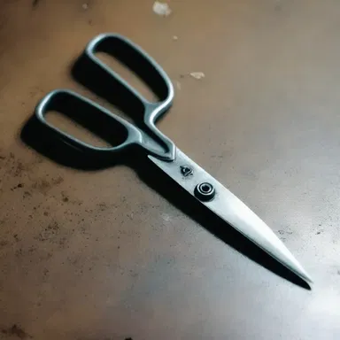In the horror movie, the killer used a sinister pair of scissors as his weapon of choice.