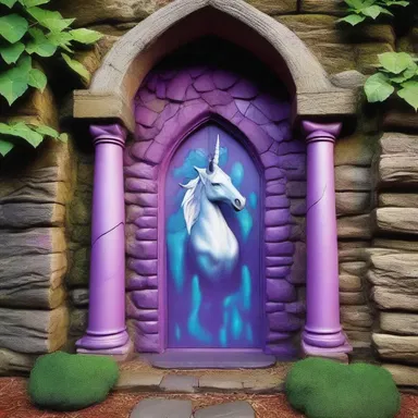 In the magical world of wizards and dragons, caulk made from unicorn tears was used to seal the entrance to the underground castle.