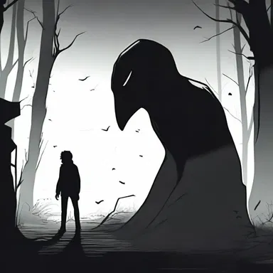 The protagonist finally nailed down the identity of the mysterious creature lurking in the dark.