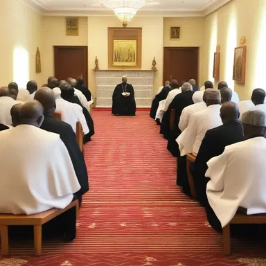 The council of religious leaders convened to discuss and nail down a final interpretation of the sacred scriptures.