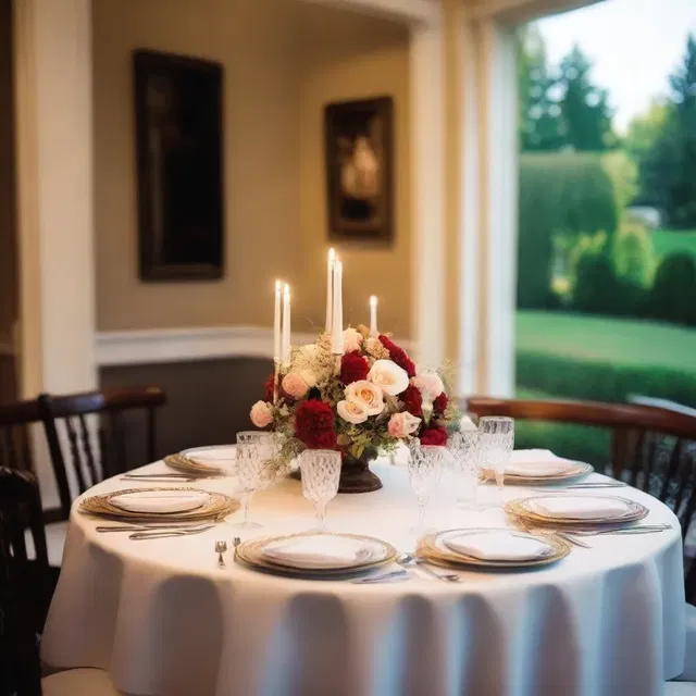 As a systemizer, she was able to create a perfectly romantic setting for their anniversary dinner.