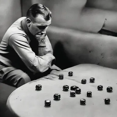 During World War II, soldiers often played dice games during their downtime, and 'snake eyes' was a common term used when both dice showed one spot.