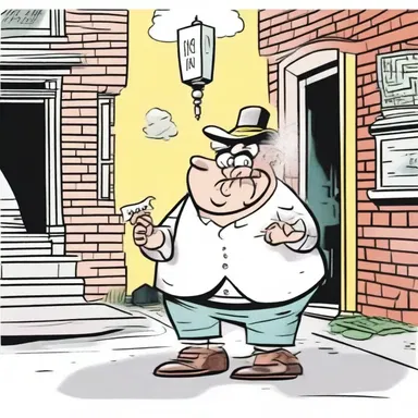 In the comic strip, the stinky character's presence would always reek havoc in the neighborhood.