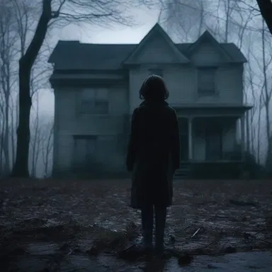 In the spine-chilling horror film, the protagonist makes an earnest entreaty to the supernatural entity haunting their home to spare their family's lives.