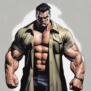 The tough guy was the main antagonist in the novel, terrorizing the other characters.