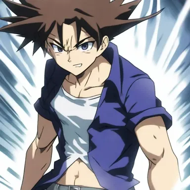 In the anime series, the main character's superpower causes him to enter a state of temporary hypocapnia, granting him enhanced physical abilities.