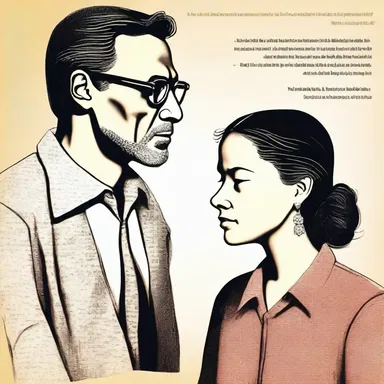 In the novel, the author beautifully interrelates the lives of two main characters, weaving their stories together.