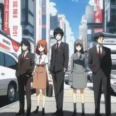 The dystopian anime series portrays a future where the government has communised all industries, leading to a stark divide between the ruling class and common citizens.