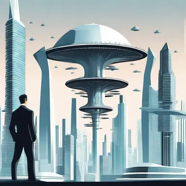 In the futuristic novel, the government uses advanced technology to communise all resources and eliminate inequality.