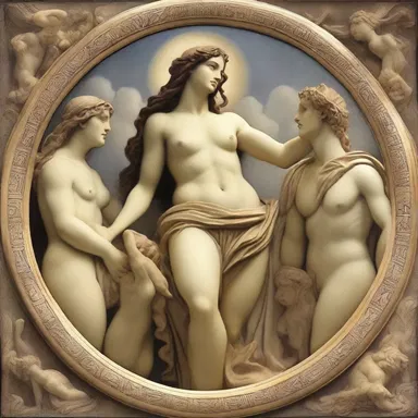 In Greek mythology, the gods and goddesses were often depicted as pleasant beings with beautiful features and gracious attitudes.