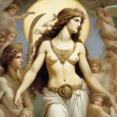 In Greek mythology, the gods and goddesses were often depicted as pleasant beings with beautiful features and gracious attitudes.