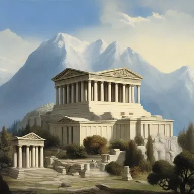 In Greek mythology, Mount Olympus was described as a pleasant dwelling place for the gods.
