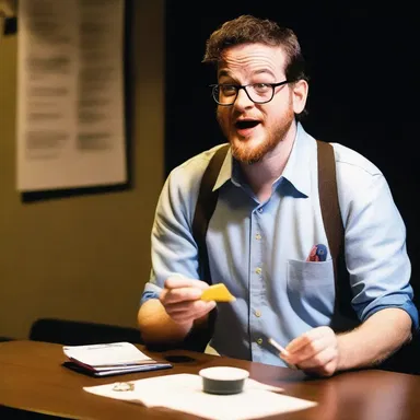The studious comedian skillfully incorporates clever wordplay and intellectual references into their jokes, catering to an audience with an appreciation for wit.
