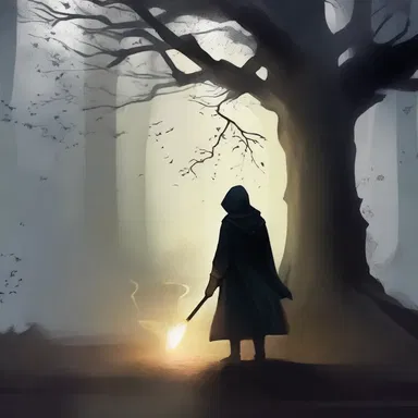 The protagonist discovered a magical spell that could snuff out the darkness that had engulfed the land.