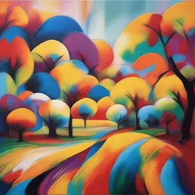 The artist used vibrant colors to snuff out the dullness of the canvas and create a striking masterpiece.
