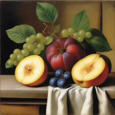 During the Renaissance, artists often included simple fruit in their still-life paintings.