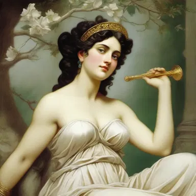 In Greek mythology, Calliope was the muse of epic poetry and eloquence.